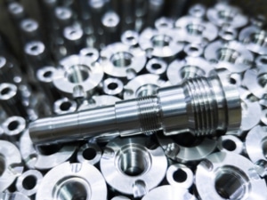Metal parts and machinery components.